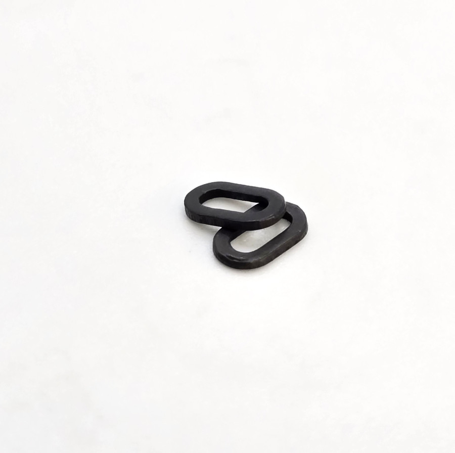 bivaliy_кольцо"RapiraX CARP Metall Oval Ring Large 4.5 mm Black” / уп-ка 20 шт / # RCAR-8018-1/ДМ/